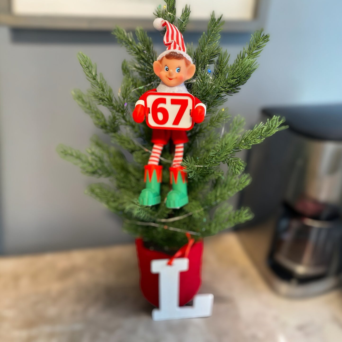 67 Viral 6-7 Elf Sign + MerryMitts